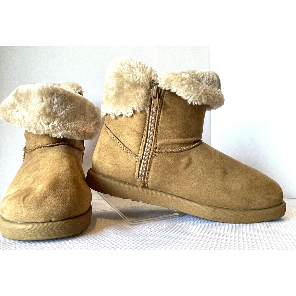 Piper YG Lindy Cozy Chestnut F19 Booty Boots Size 5M